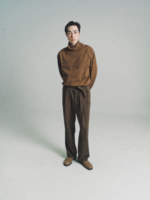 LEMAIRE ルメール　LOOSE PLEATED PANTS　44 Lemaire Loose Pleated Pants - Hazelnut Brown | Garmentory