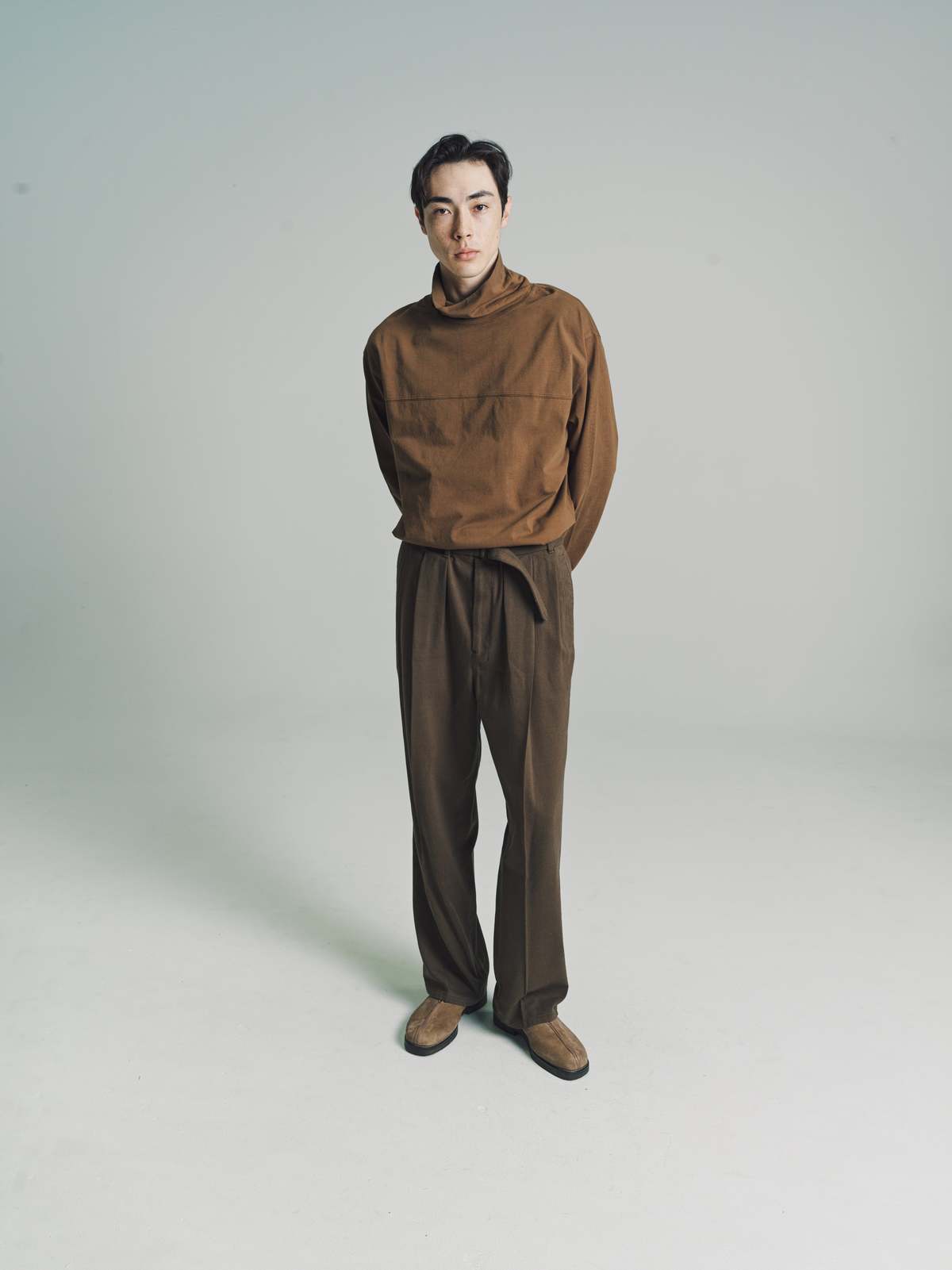 Lemaire Loose Pleated Pants - Hazelnut Brown | Garmentory