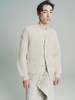 Lemaire Wool Knitted Chunky Cardigan - Light Cream - Thumbnail 1