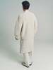 Lemaire Wool Knitted Chunky Cardigan - Light Cream - Thumbnail 4