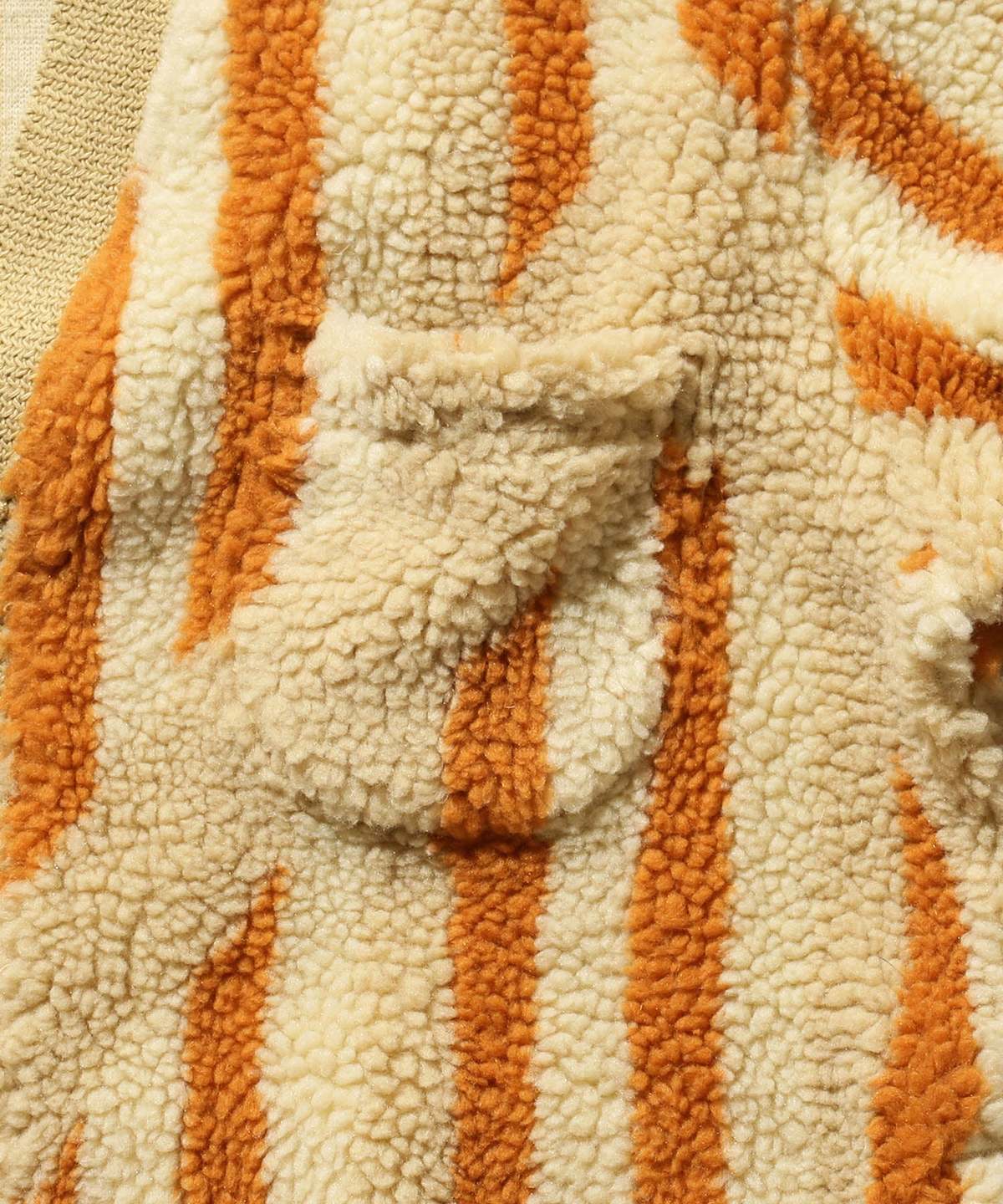 Beams Plus Boa Native Rag Pattern Cardigan - Beige | Garmentory