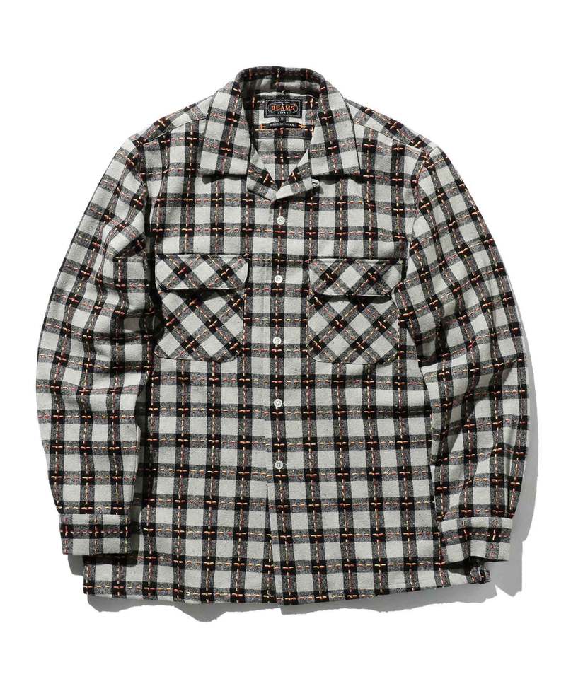 【2plan】Perima Over Check Shirt Extra Slim Plaid Wrinkle-resistant Everyday Performance