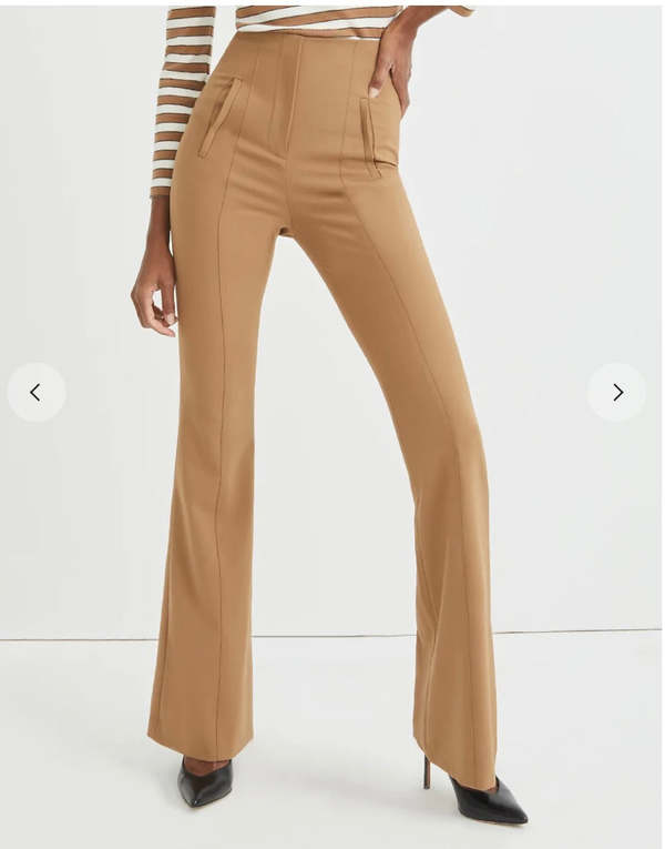 Veronica Beard Tindaya Pant - Camel | Garmentory display picture 1