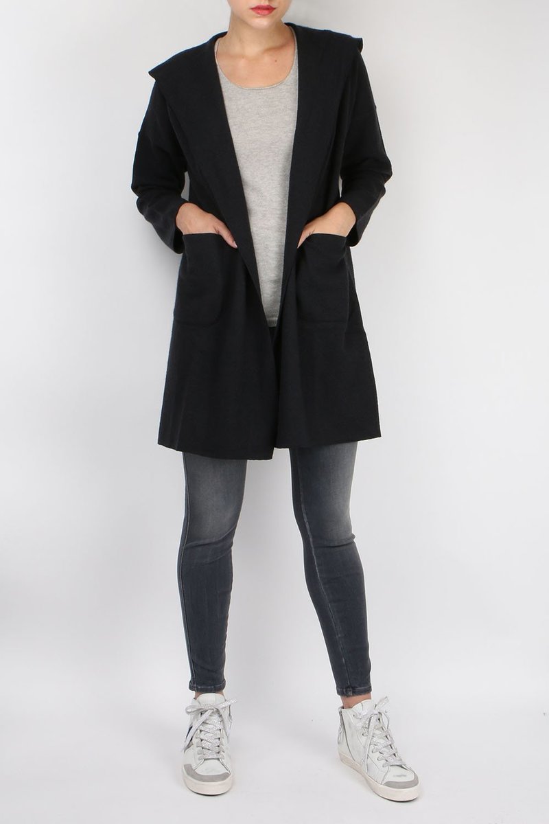 ジャケット・アウター evam eva press wool coat evam eva press wool hooded coat Sサイズ グレー