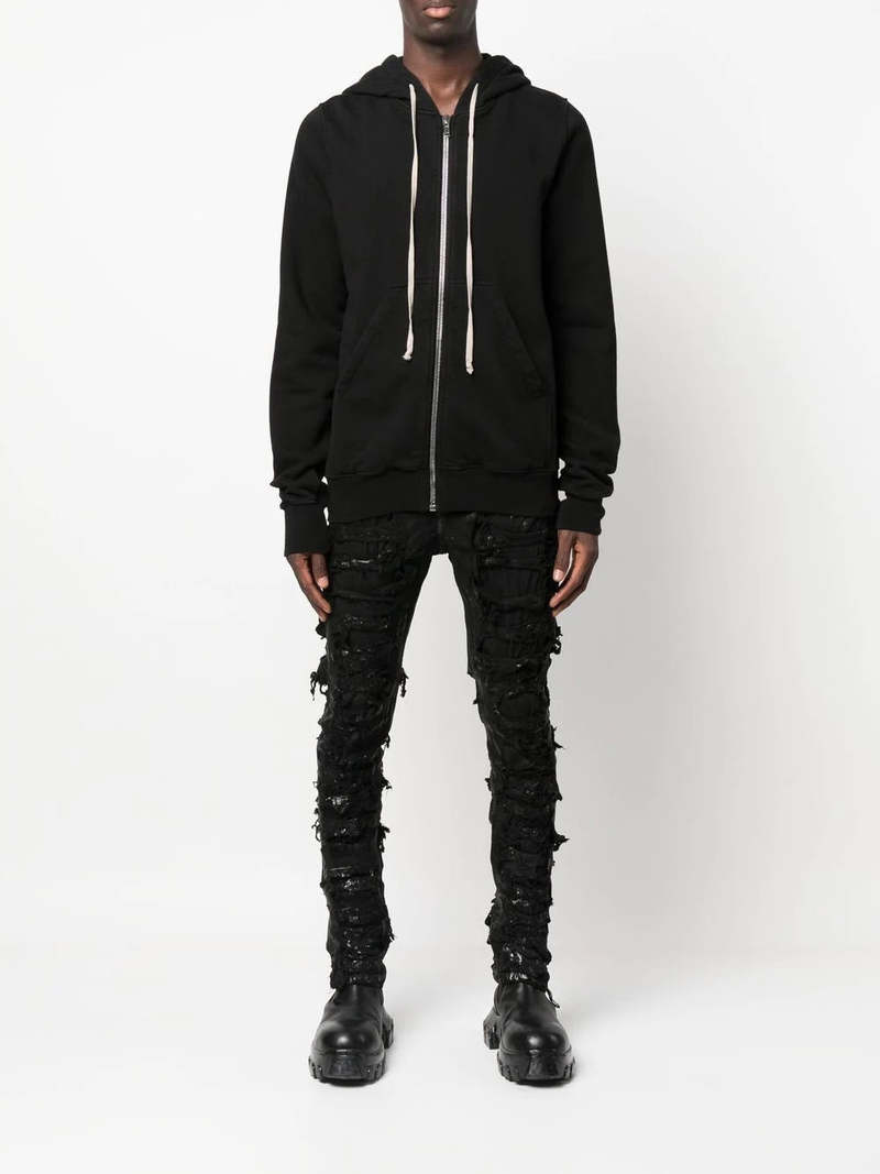 トップス Rick Owens DRKSHDW jason hoodie jason's Jason Hoodie in Black/Pearl – SVRN
