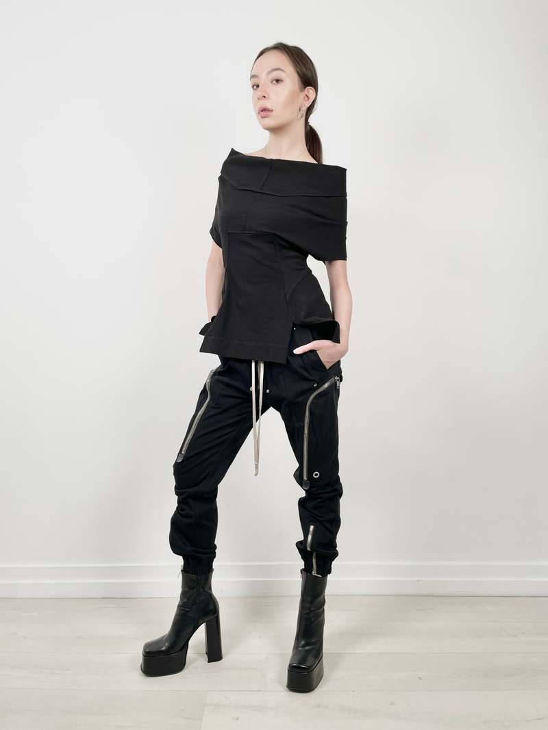 美品 21FW Rick Owens MASTDON CARGO 46 黒パンツ Rick owens 21F/W