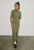 Muse the Label Mari Dress - Khaki - Thumbnail 1