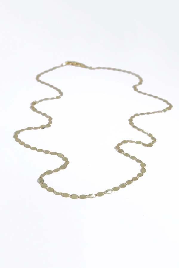 Talisman Mirror Eye Chain Necklace - 14k Gold
