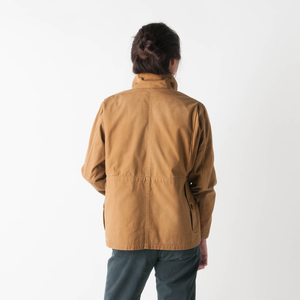 CHIMALA Selvedge Duck Norfolk Hunting Jacket in Camel | Garmentory