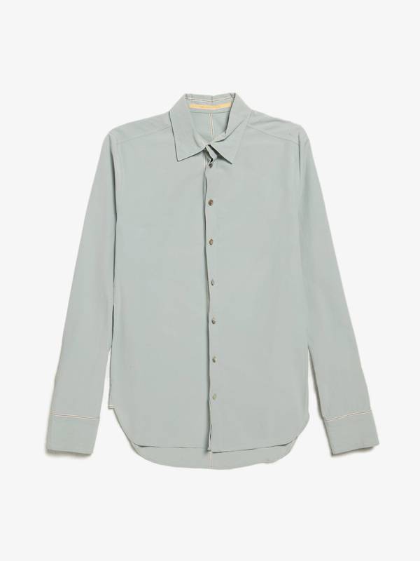 トップス 01SS Carol Chrstian Poell Dress Shirt Carol Christian Poell Cotton Shirt - Mint | Garmentory