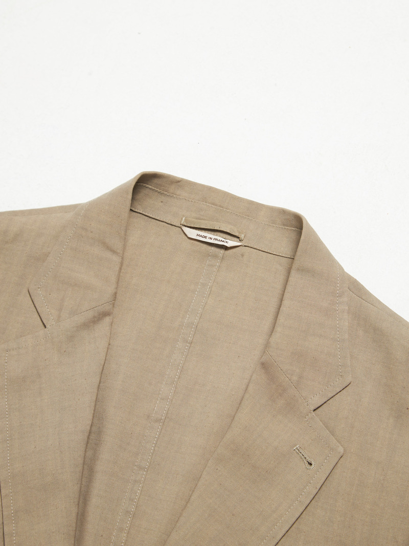 Hermes Blazer Linen Blazer - Beige