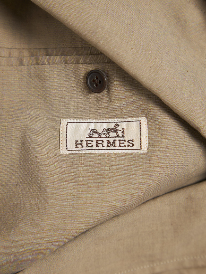 Hermes Blazer Linen Blazer - Beige