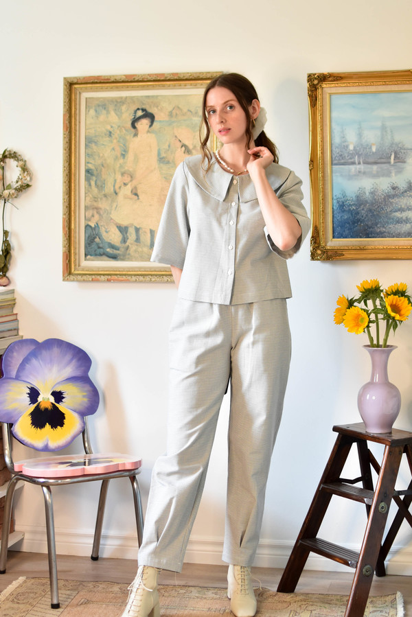 Eve Gravel Barthelemy Pants - Vanilla/Frozen | Garmentory