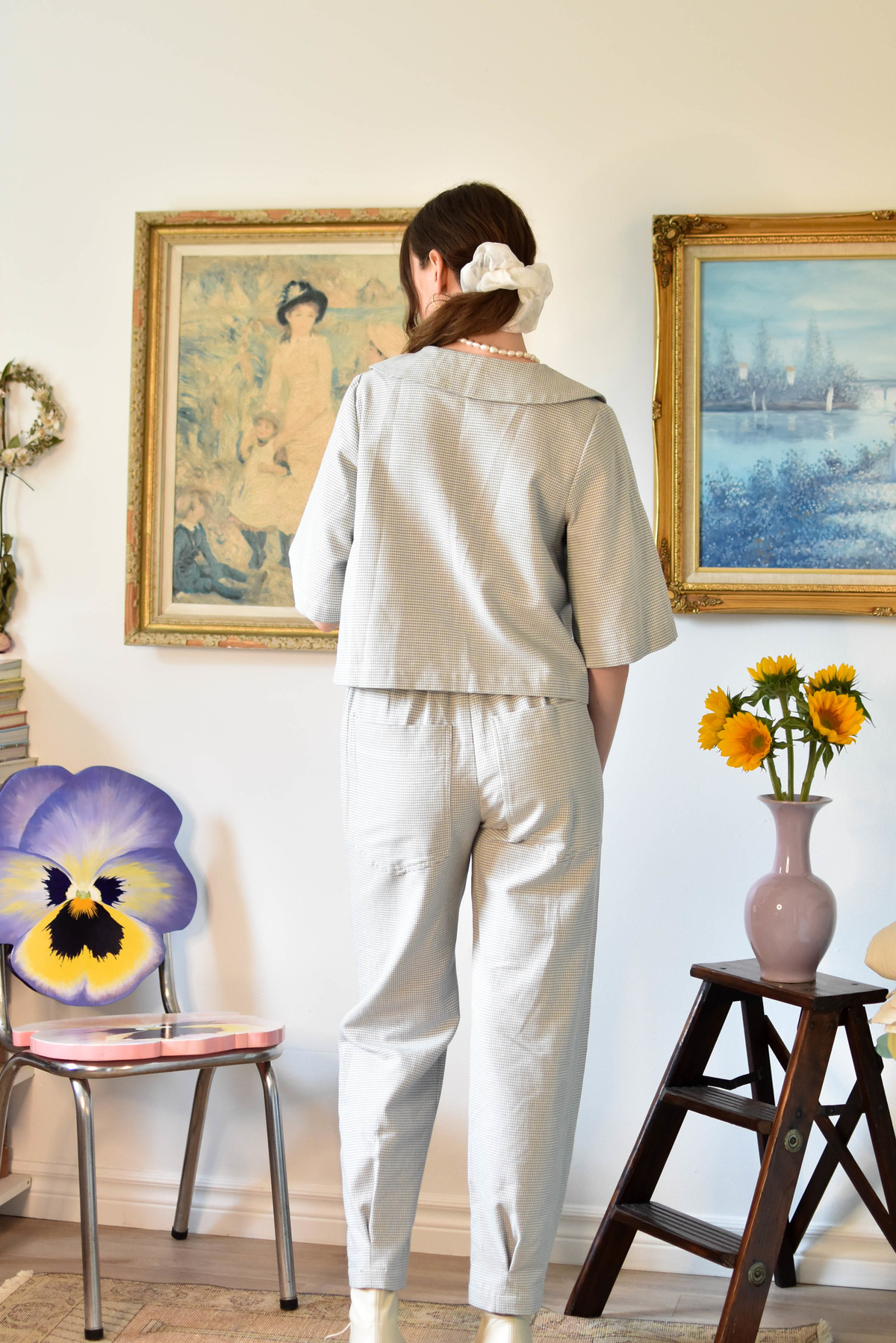 Eve Gravel Barthelemy Pants - Vanilla/Frozen | Garmentory