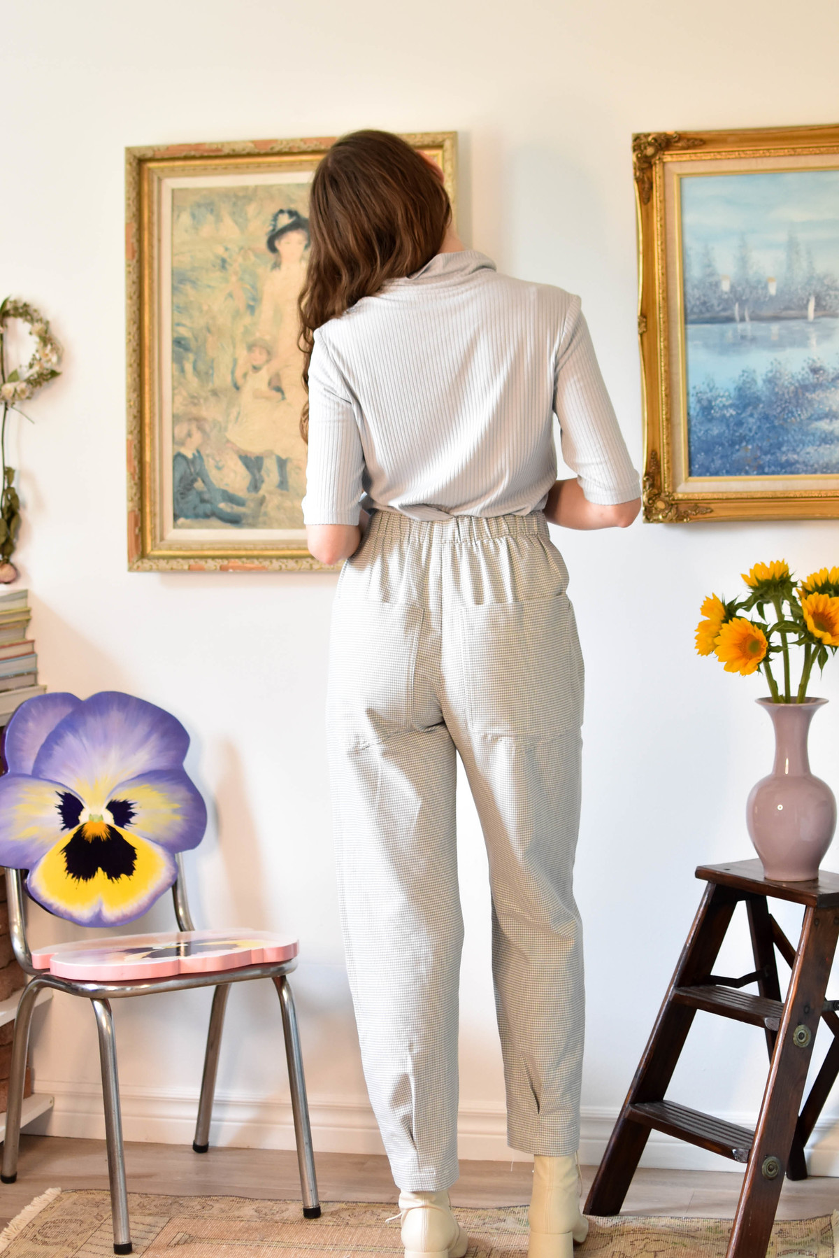 Eve Gravel Barthelemy Pants - Vanilla/Frozen | Garmentory