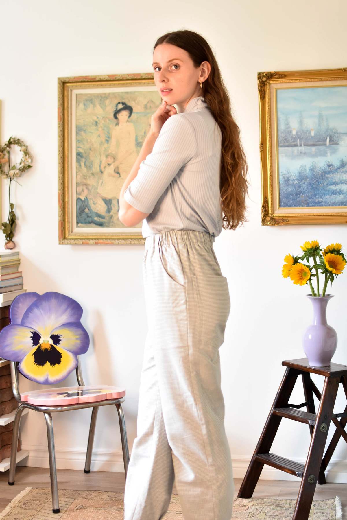 Eve Gravel Barthelemy Pants - Vanilla/Frozen | Garmentory