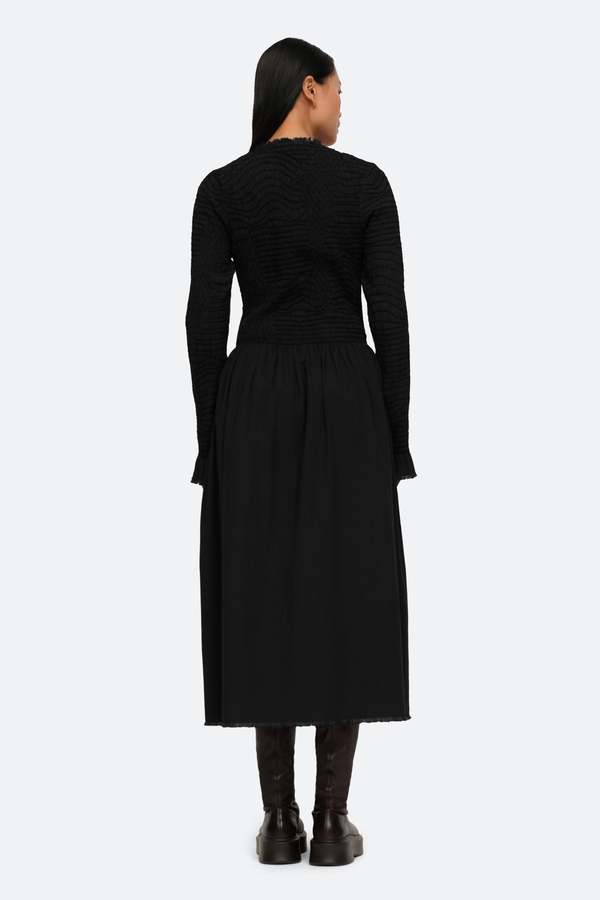 Sea NY Casey Dress - Green/Black/Cream | Garmentory