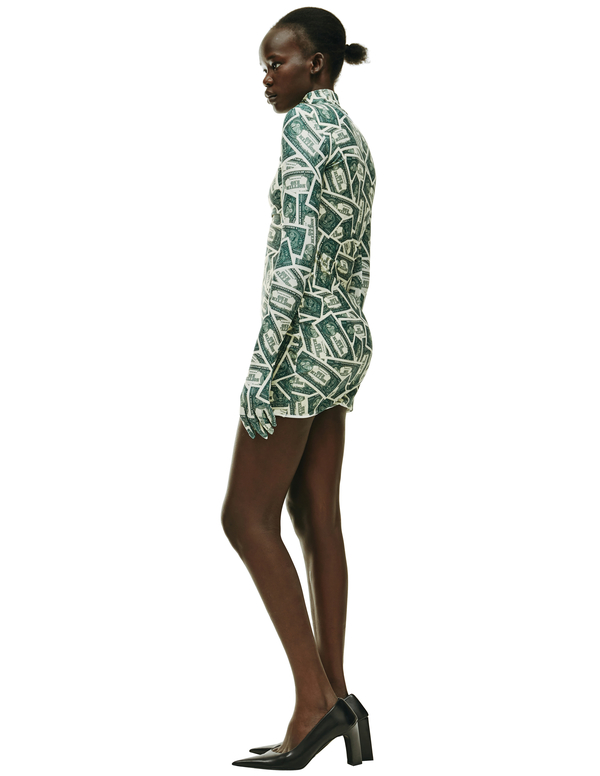 vetements green dress VETEMENTS Million gloves dollar dress - Green