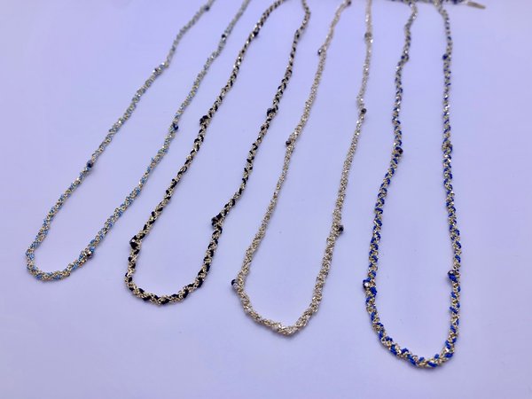 Marie Laure Chamorel Necklace 182 - Pink Gold Green main image 1