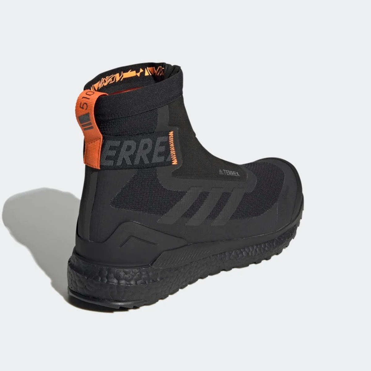 Adidas Terrex Free Hiker COLD RDY Hiking Boots - Core Black / Core Black / Orange - Image 8 of 19