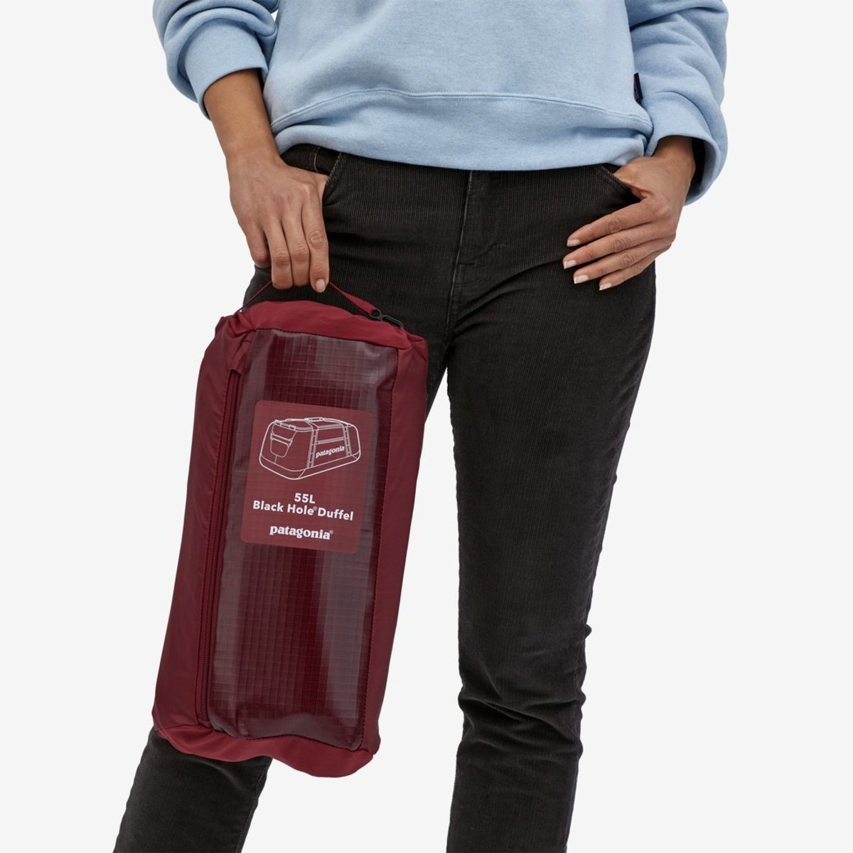 Patagonia Black Hole Duffel Bag 55L Hot Ember Garmentory