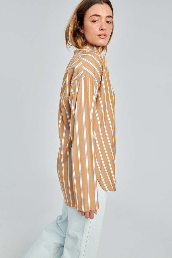 Asymmetric Cowl Shirt