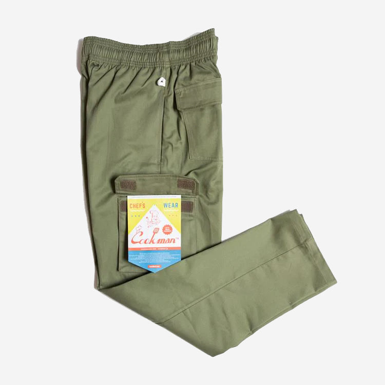 Cookman Chef Cargo Pants Olive Twill Garmentory