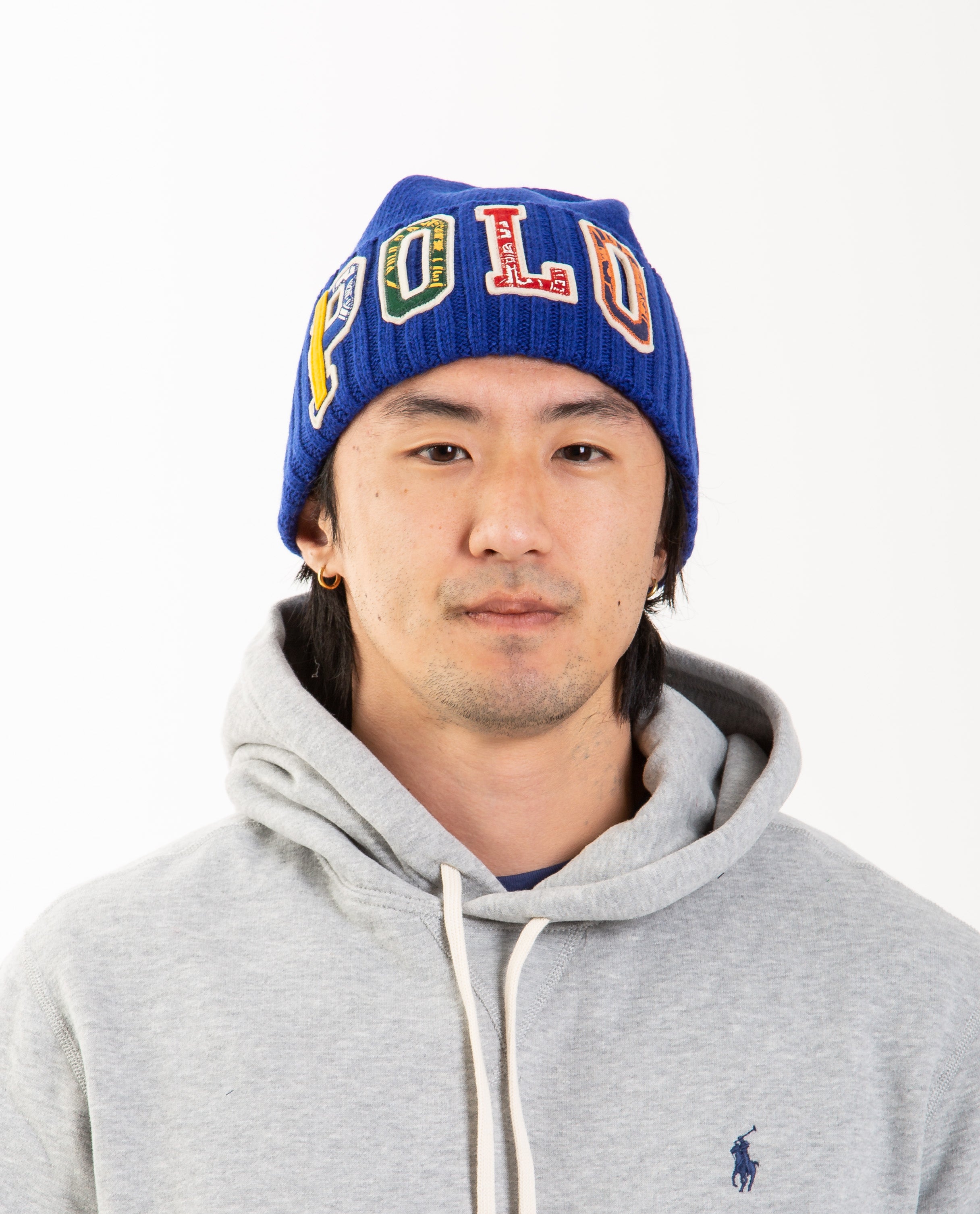polo patch beanie