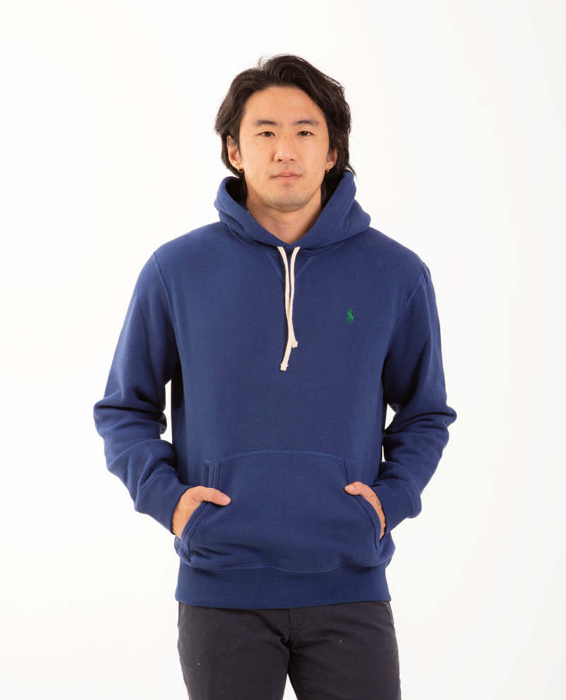 Polo Ralph Lauren Long Sleeve Fleece Hoodie Harrison Blue