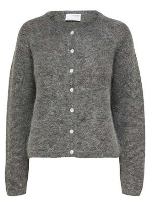 Selected Femme IVI Mohair Cardigan - Grey