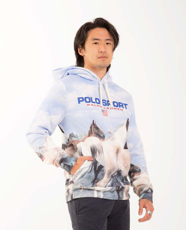 POLO SPORT ラルフローレン ”Wild Horses” フーディ　S Polo Ralph Lauren Polo Sport Hoodie - Wild Horses | Garmentory