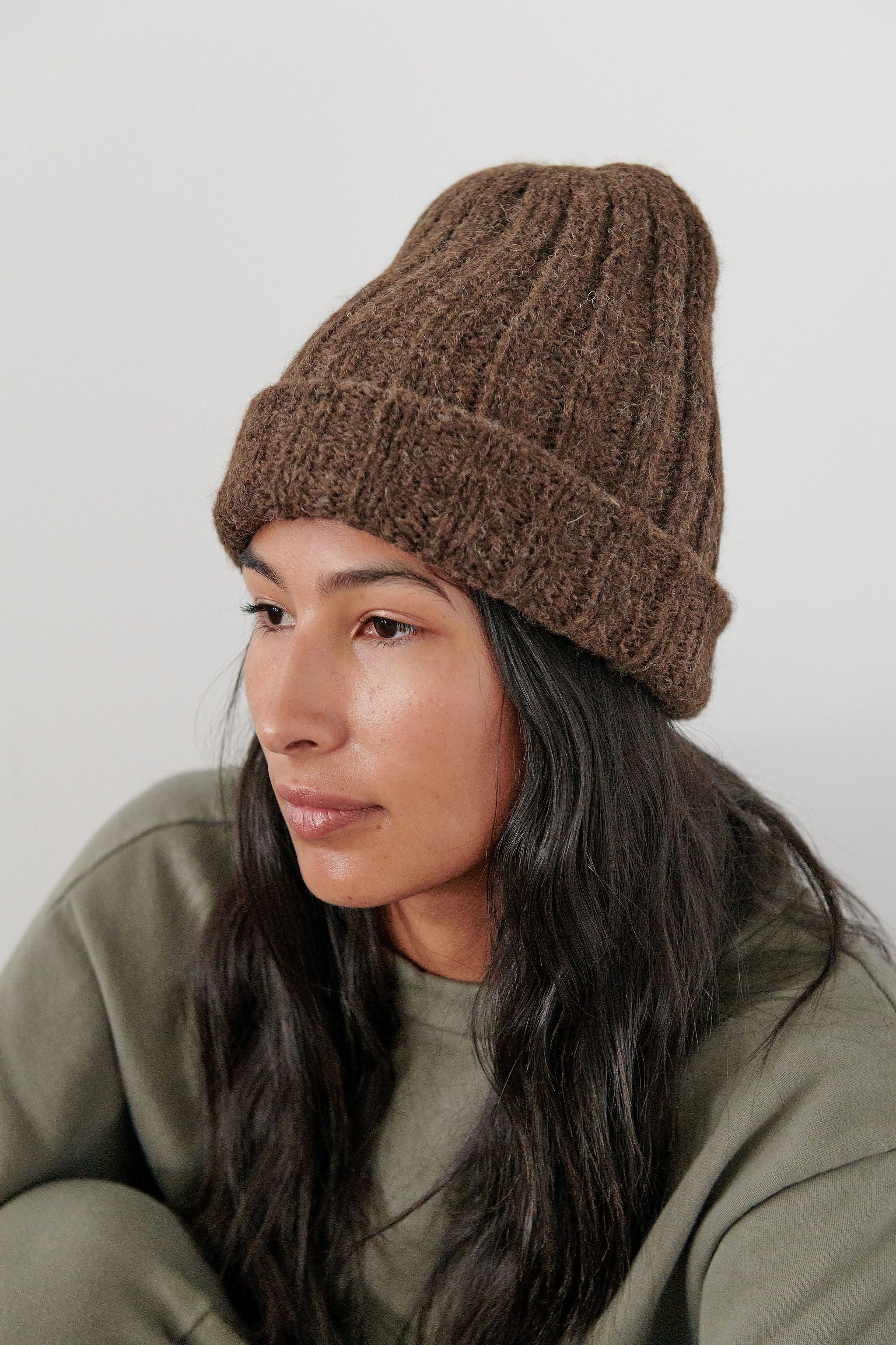 Wol Hide Rib Hat Earth Garmentory