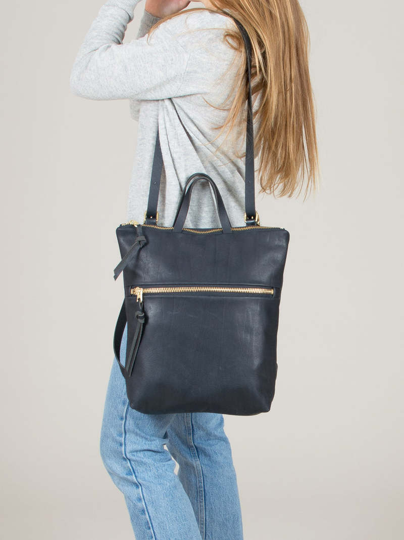 Eleven Thirty Melissa Convertible Bag - Black Front Zip