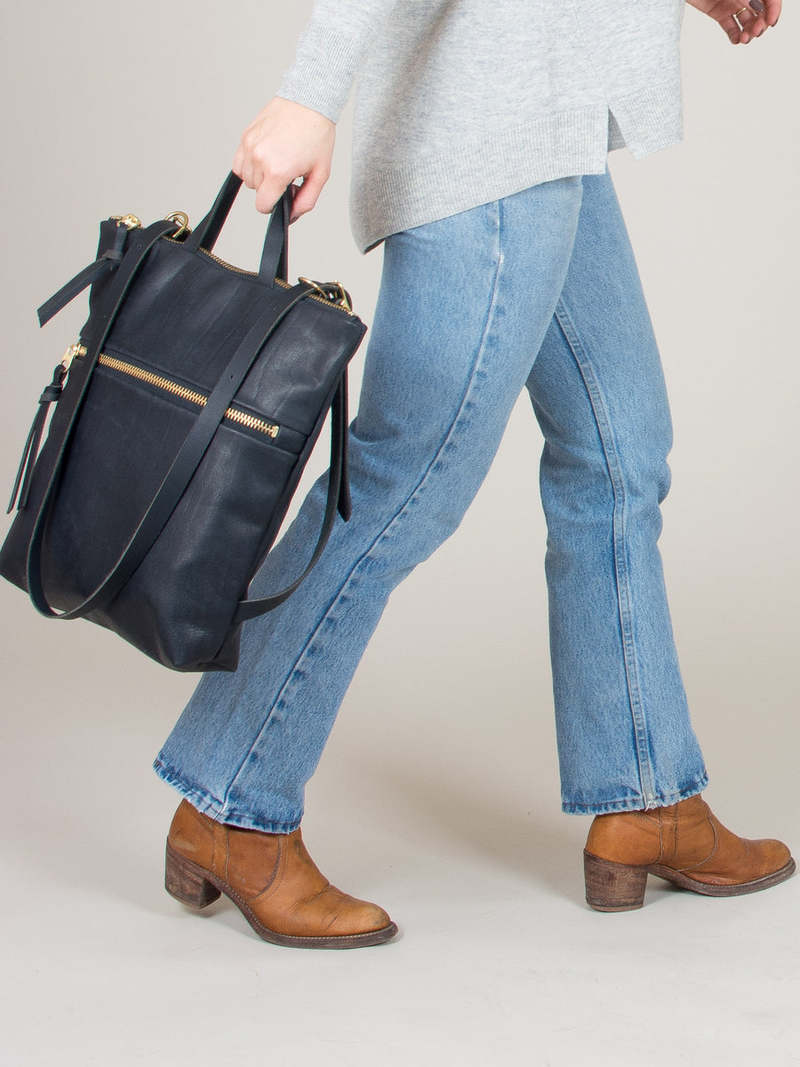 Eleven Thirty Melissa Convertible Bag - Black Front Zip