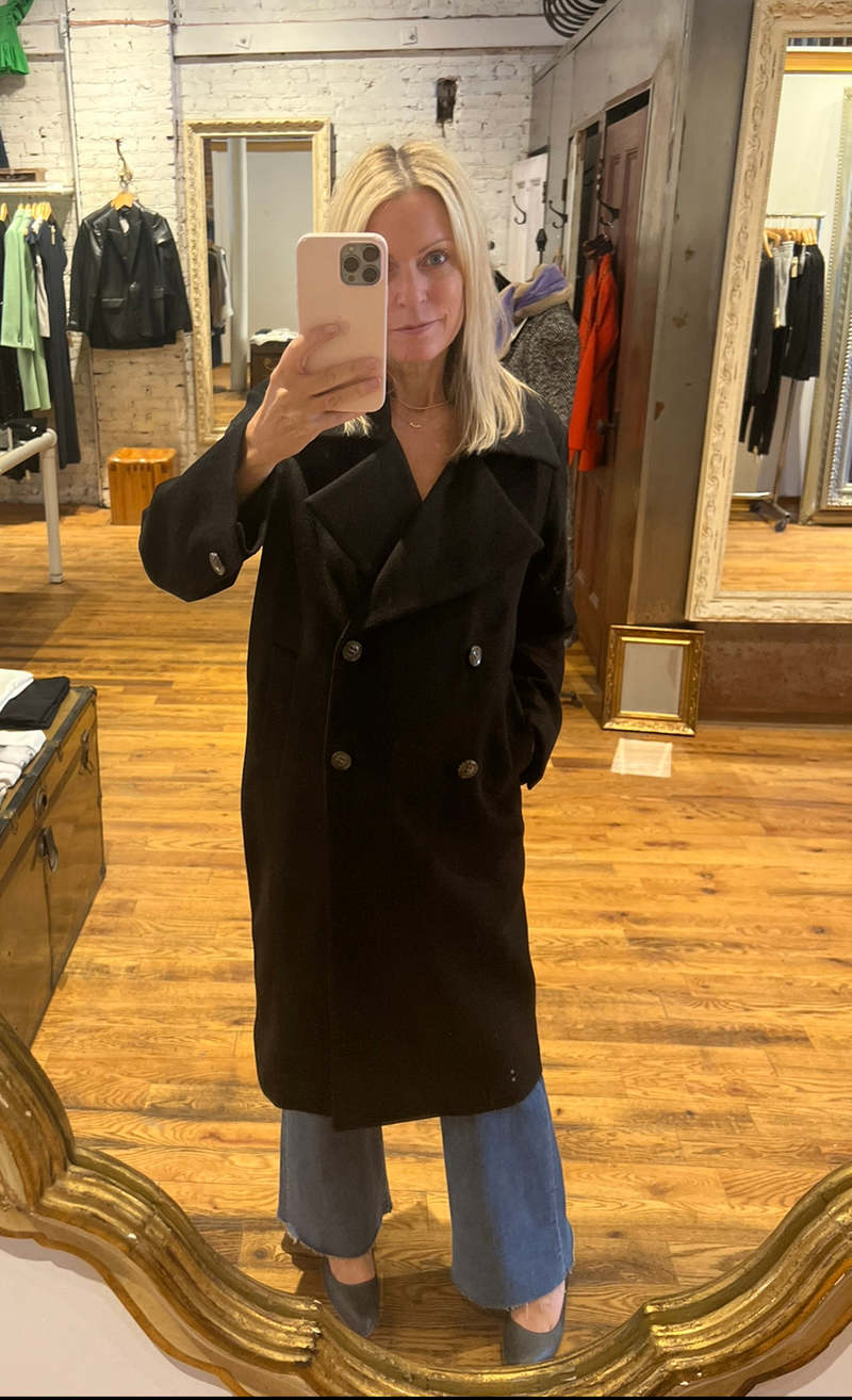 Sand Anke Cashmere Coat | Garmentory