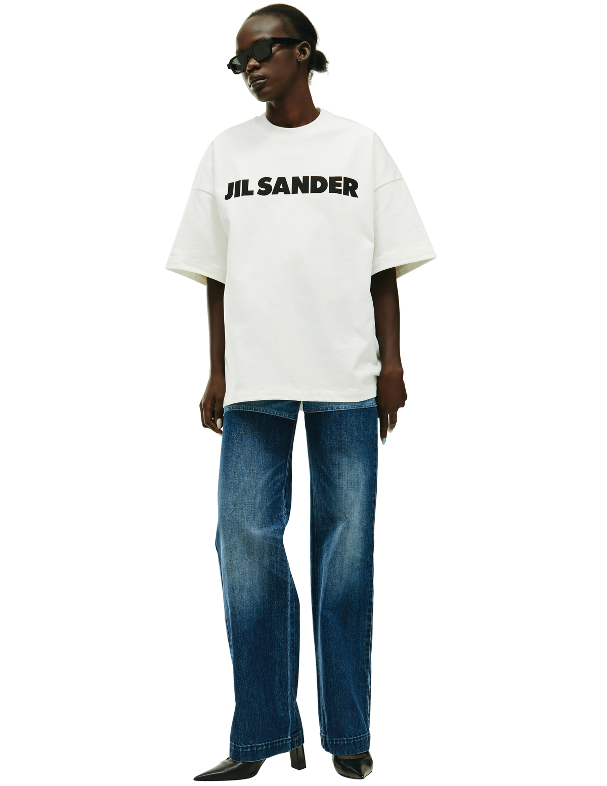 Tシャツ・カットソー Jil Sander SS25 Denim shirt (J02BN0214J46655 001) jil-sander-logo-t-shirt-dark-