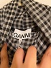 Gingham Short Sleeve Second Skin Top - Thumbnail 4
