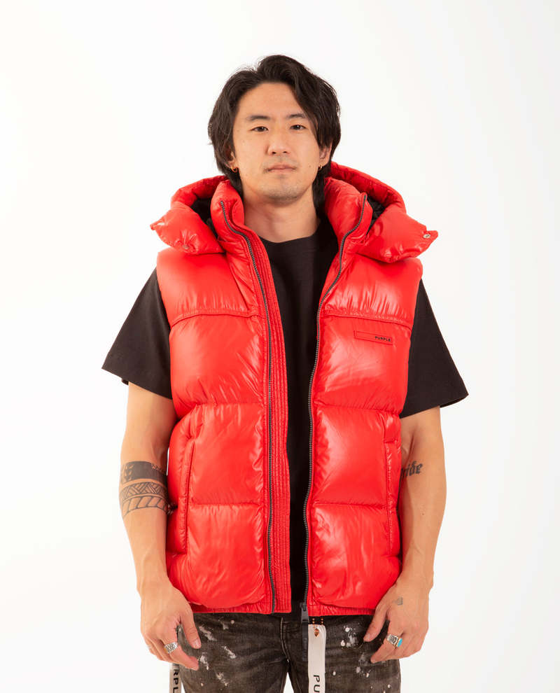 トップス universal products NYLON VEST Jil nylon vest – ASPESI