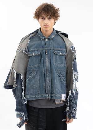 ジャケット・アウター Mihara Yasuhiro 00s Damaged Jacket MAISON MIHARA YASUHIRO ジャケット テーラードジャケット Random