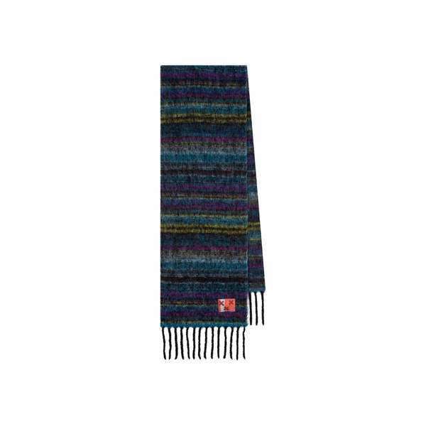 Paul Smith T Striped Bold Rainbow Scarf W1A-250C-H004 92