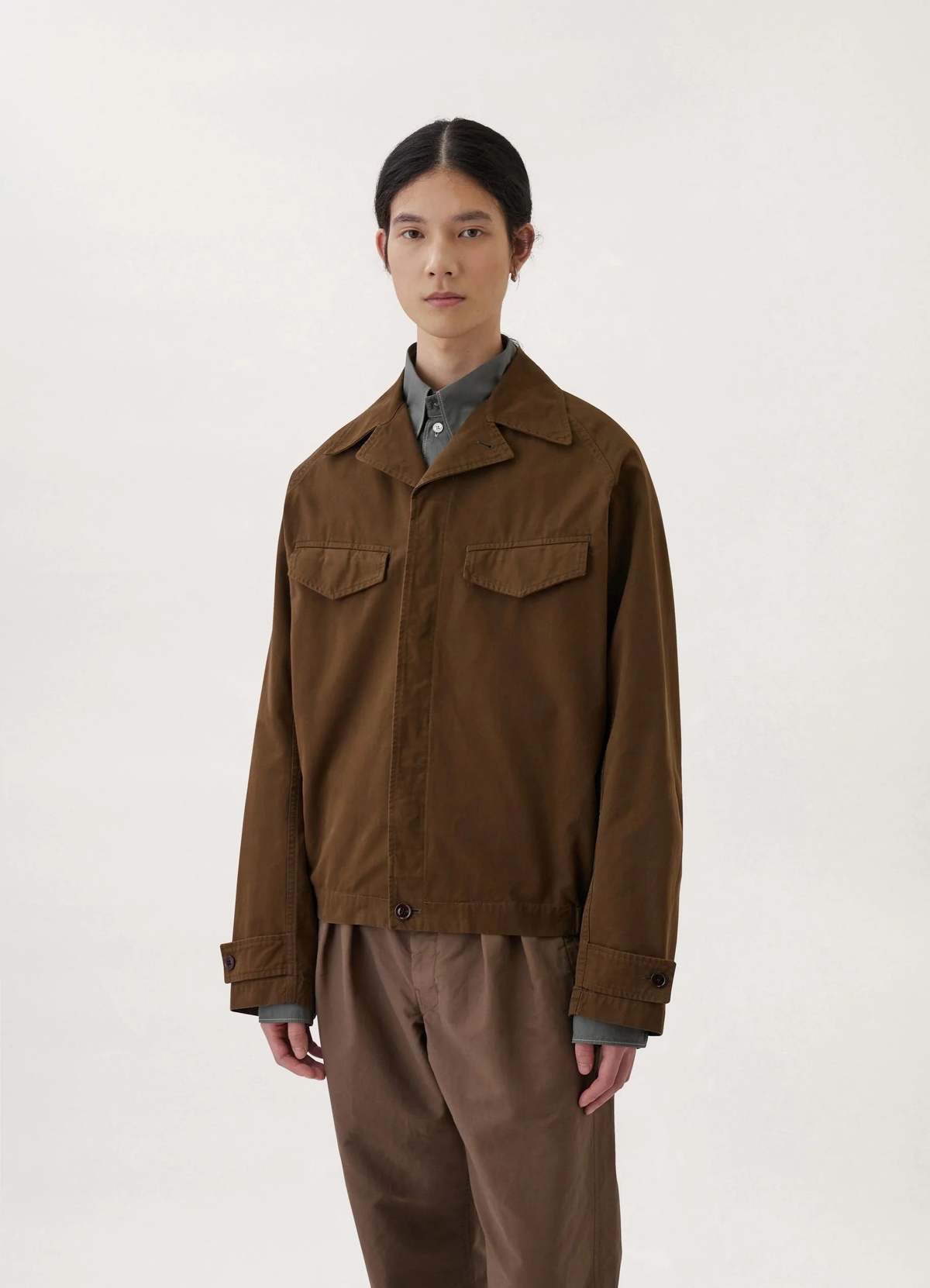 Lemaire Field Overshirt Havana | Garmentory