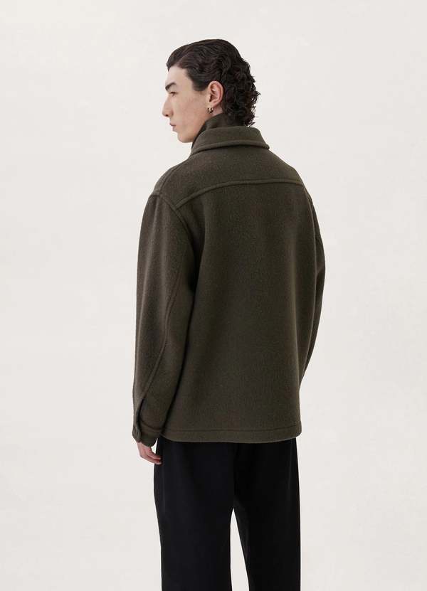 Lemaire Hunting Jacket - Pewter Green | Garmentory