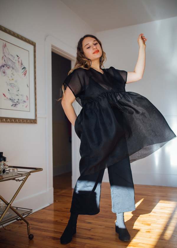 Nomiah Tulip Dress - Black