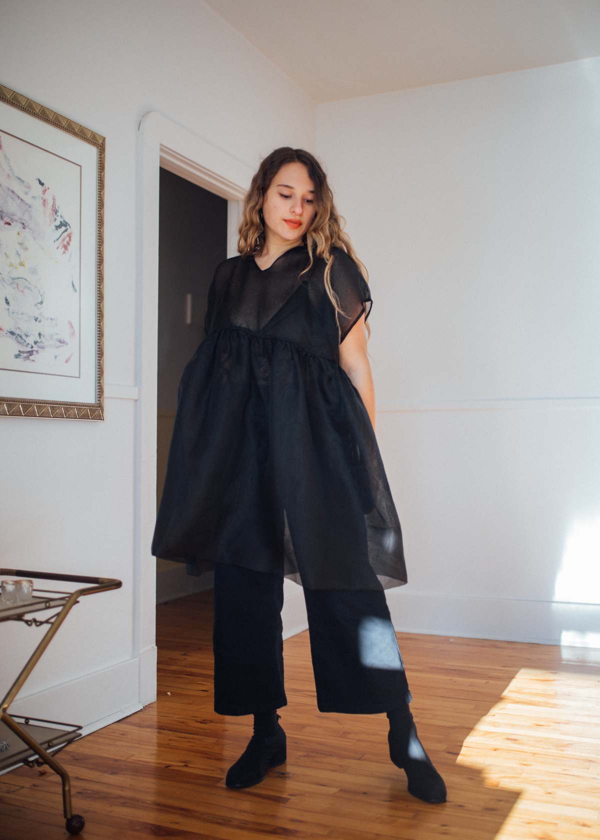 Noémiah Tulip Dress - Black - Image 9 of 17