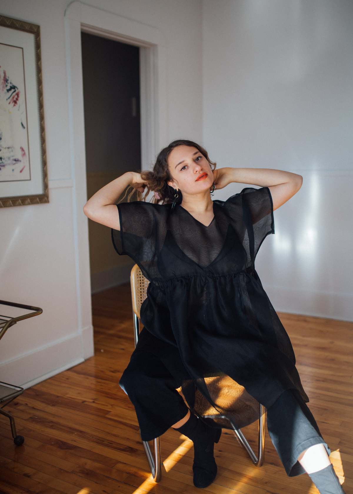 Noémiah Tulip Dress - Black - Image 14 of 17