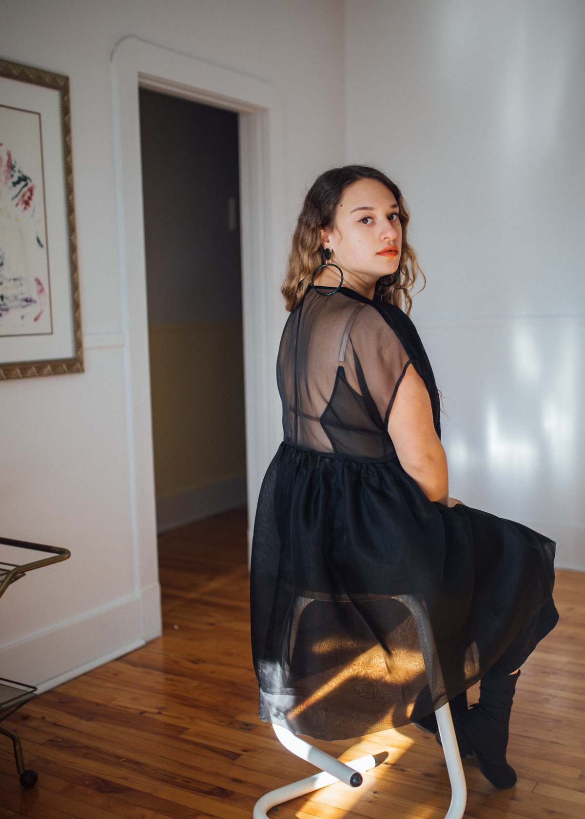 Noémiah Tulip Dress - Black - Image 16 of 17