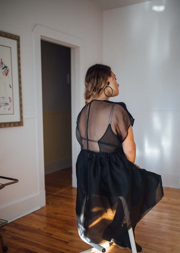 Nomiah Tulip Dress - Black