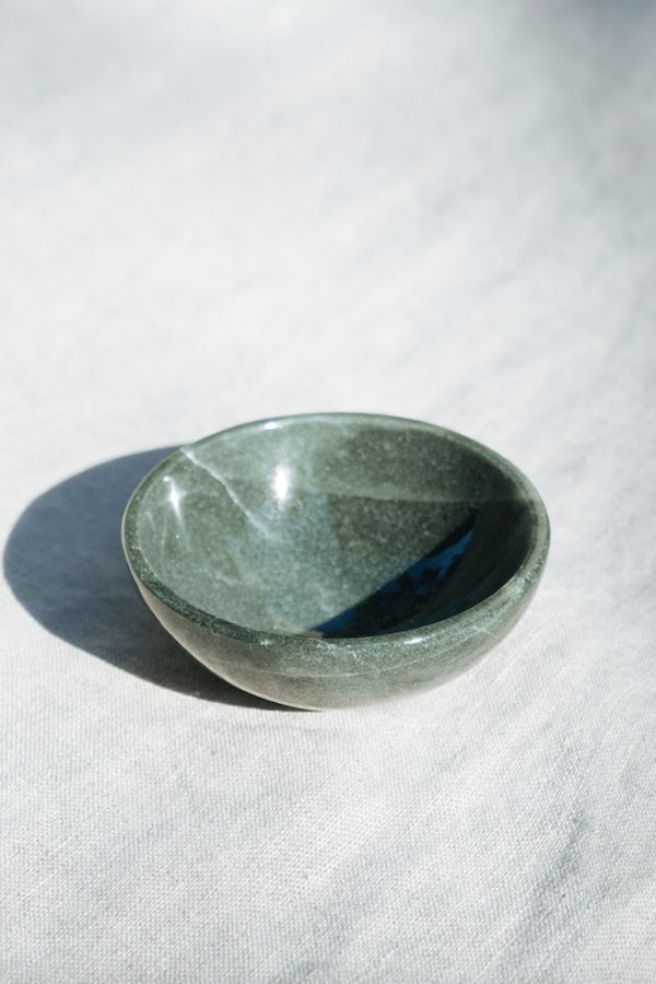 GOOD FORTUNE Green Aventurine Bowl Small Size - Green
