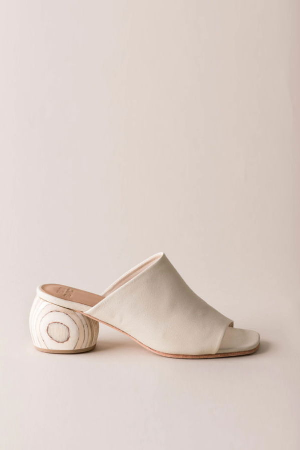 Huma Blanco Milla Open Toe Mule - Bone