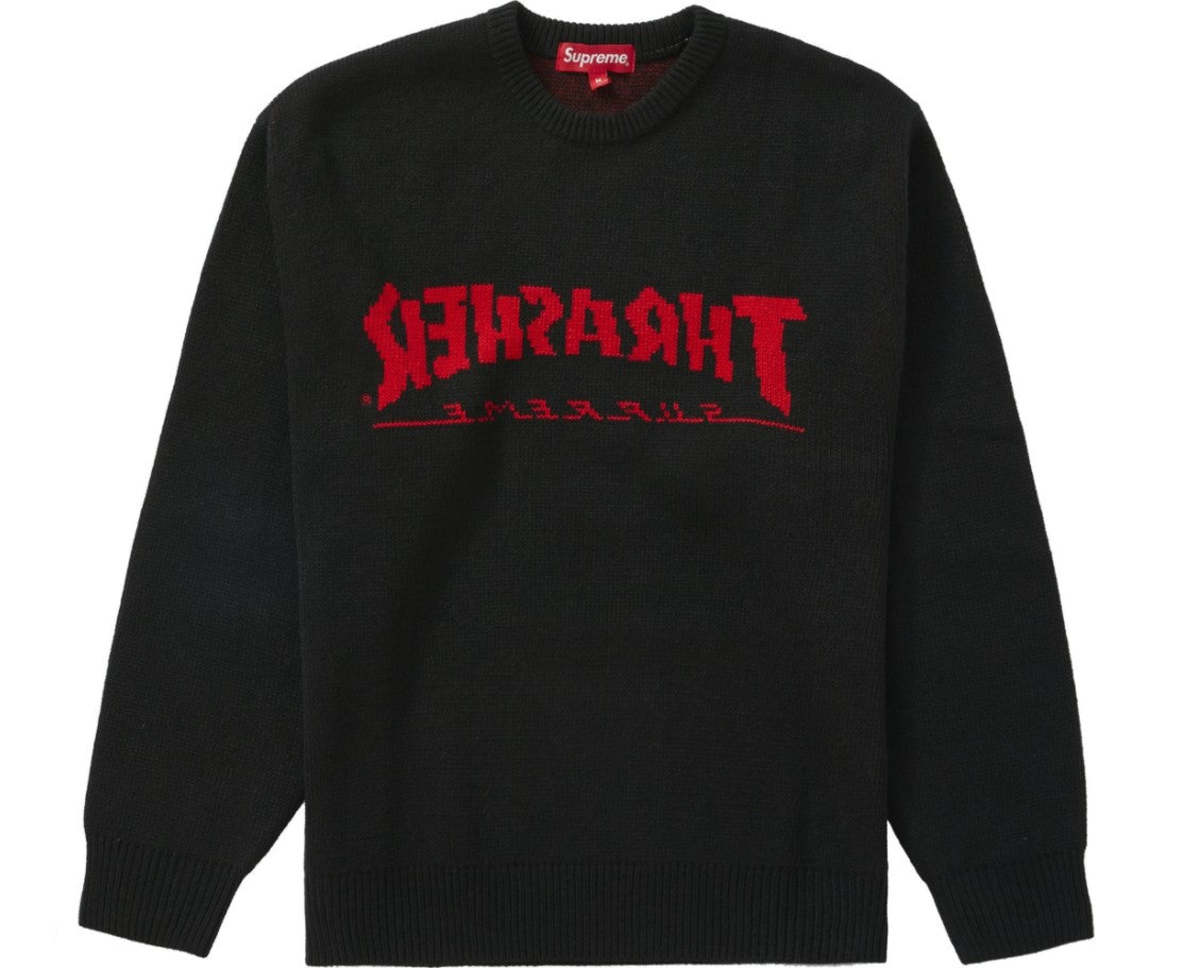 Supreme x Thrasher Sweater - Black | Garmentory